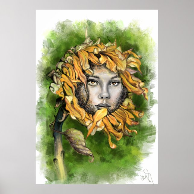 Sunflower Girl Poster (Front)