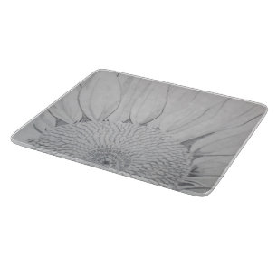Sunflower Glass Cutting Board