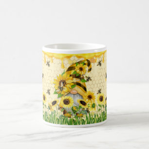 Sunflower Gnome Coffee Mug