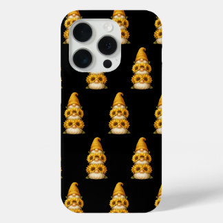 Sunflower Gnome Hidden Smiles Beneath the Golden  iPhone 15 Pro Case
