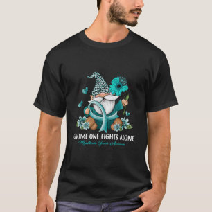 Sunflower Gnome One Fights Alone Myasthenia Gravis T-Shirt