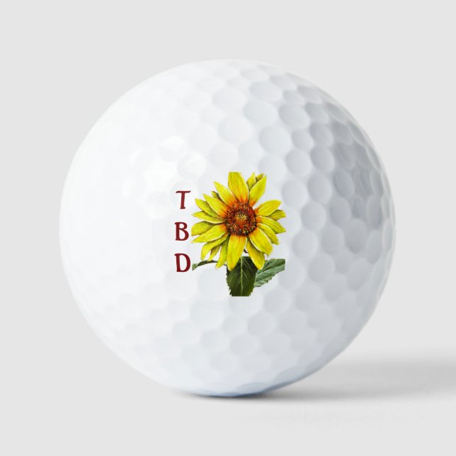 Sunflower Golf Balls (Front)