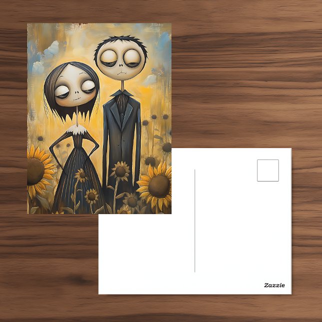 Sunflower Gothic Postcard (Creator Uploaded)