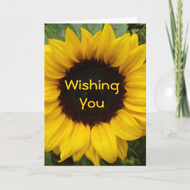 Sunflower Grace Card (Front)