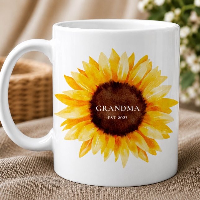 Sunflower Grandma Mug | Grandma Gift (Creator Uploaded)