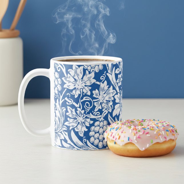 Sunflower Grape Vines William Morris Coffee Mug (Creator Uploaded)