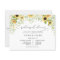Sunflower Greenery Calligraphy Rehearsal Dinner