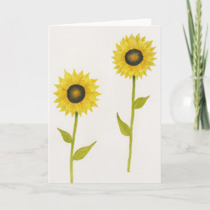  Sunflower Greeting Card