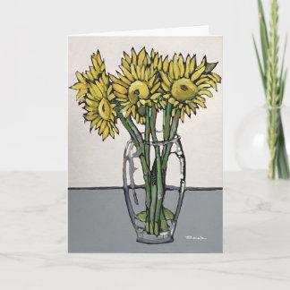 Sunflower Greeting Card