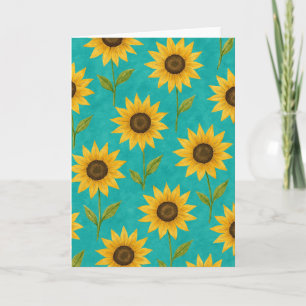 Sunflower Greeting Card