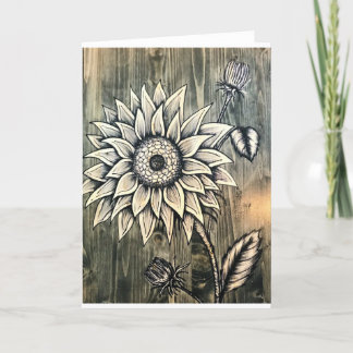 Sunflower Greeting Card