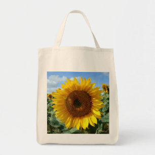 Sunflower Grocery Tote Bag
