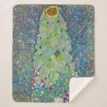 Sunflower | Gustav Klimt | Sherpa Blanket<br><div class="desc">Sunflower is a 1908 painting by Gustav Klimt.</div>