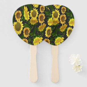 Sunflower Hand Fan