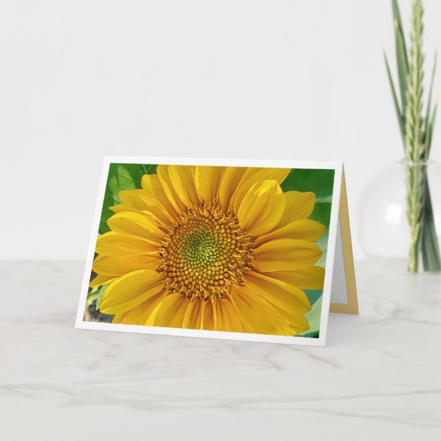 Sunflower Happy Birthday Card (Front)
