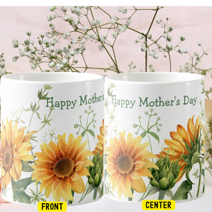 Sunflower Happy Mother's Day Coffee Mug