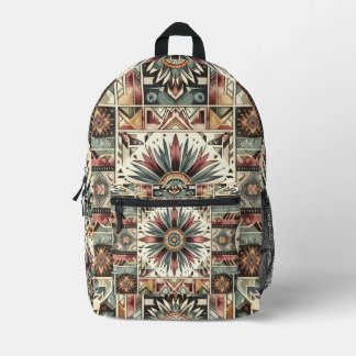 Sunflower Harvest Printed Backpack
