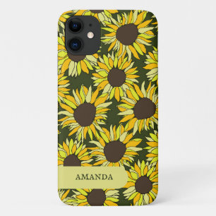 Sunflower head summer flower iPhone 11 case