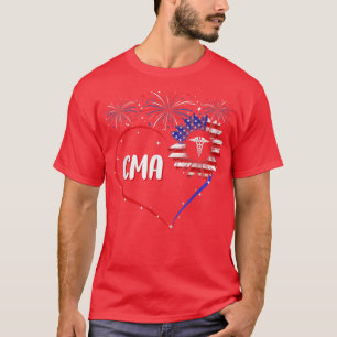 Sunflower Heart American CMA Patriotic USA Flag 4t T-Shirt
