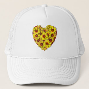 Sunflower Heart Hat