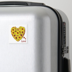 Sunflower Heart Magnet