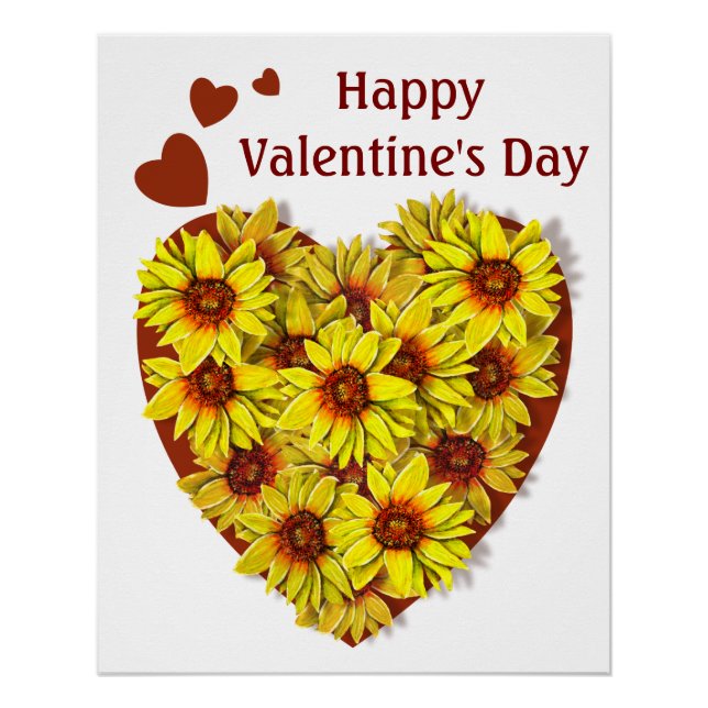 Sunflower Heart Poster (Front)