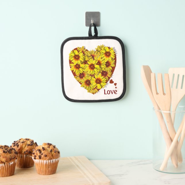 Sunflower Heart Pot Holder (Insitu(Hanging))