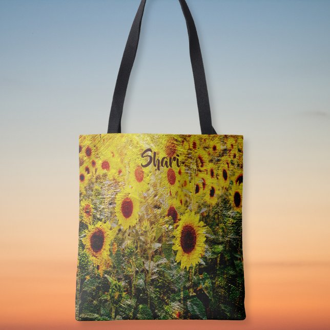 Sunflower Heaven Tote Bag (Creator Uploaded)