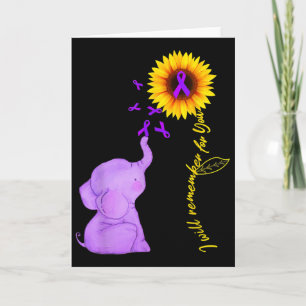 Sunflower Heimerheimer Awareness Shirt I Will Reme Card