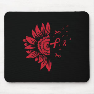 Sunflower HIV Aids Brain Aneurysm Stroke Cool Awar Mouse Pad