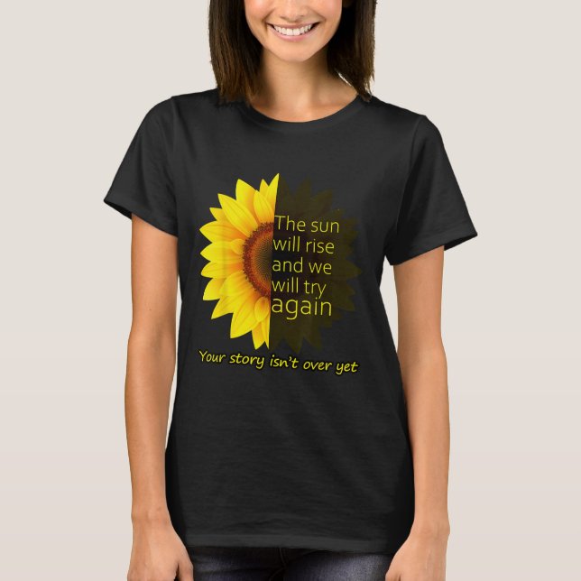 Sunflower Hope  T-Shirt (Front)