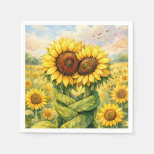 Sunflower Hug Napkin