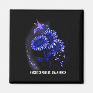 Sunflower Hydrocephalus Awareness Magnet