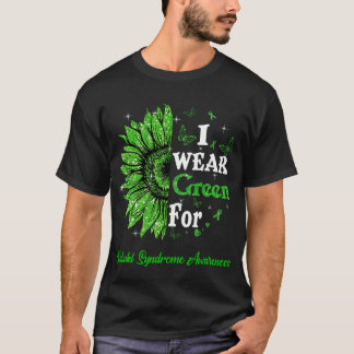 Sunflower I Wear Green For Kabuki Syndrome T-Shirt
