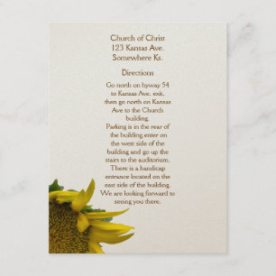 Sunflower II information cards