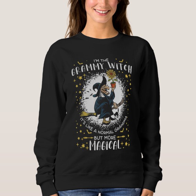 Sunflower I'm The Grandmy Witch Like A Normal Gran Sweatshirt (Front)