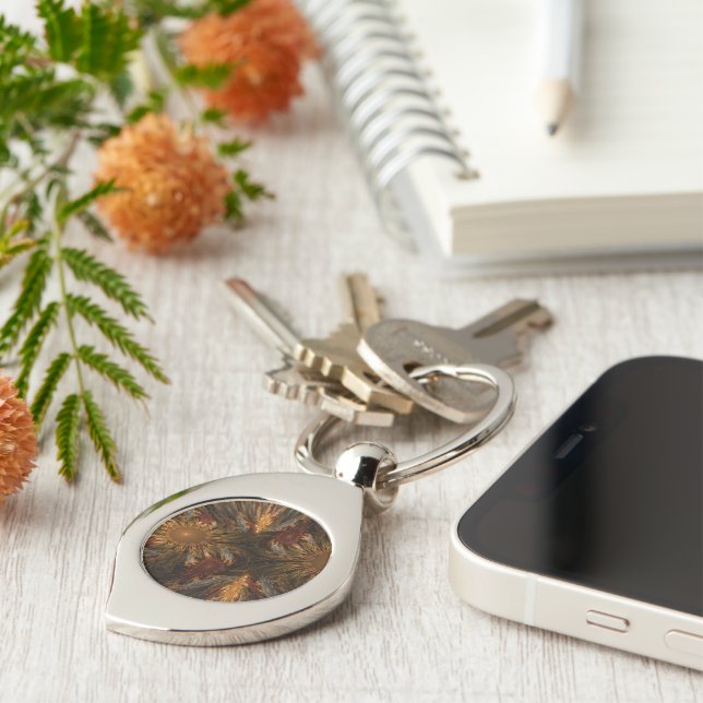 Sunflower Impressions Key Ring (Side)