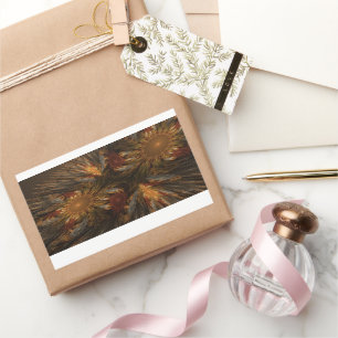 Sunflower Impressions Rectangular Sticker