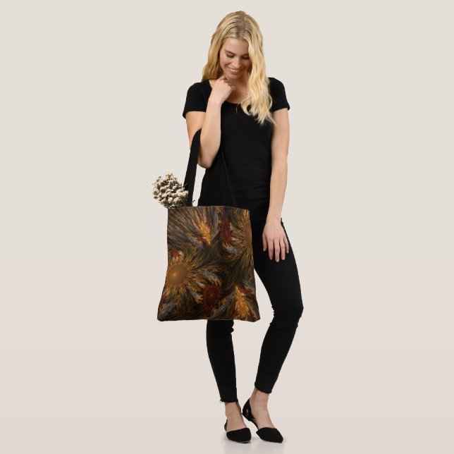 Sunflower Impressions Tote Bag (On Model)