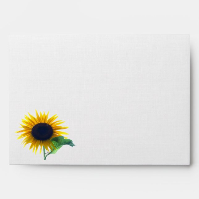 Sunflower In Full Bloom Envelope (Front)