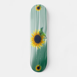 Sunflower In Full Bloom Skateboard