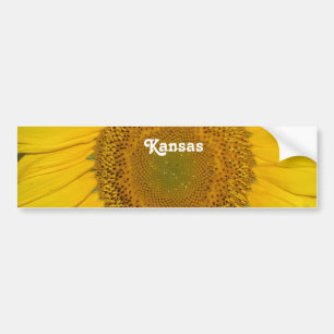 Sunflower in Kansas Bumper Sticker