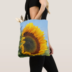 Sunflower In Sunshine Floral  Tote Bag