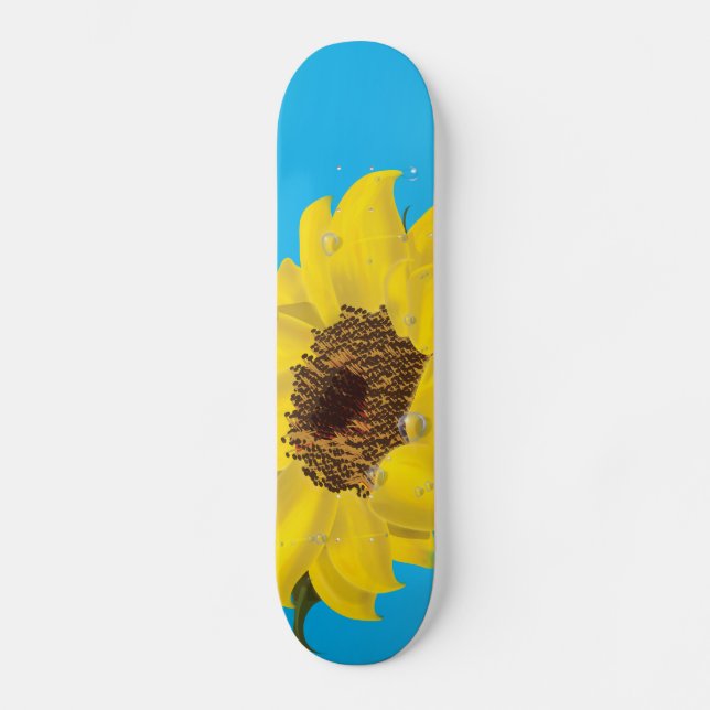 Sunflower in the Sunshine Skateboard (Front)