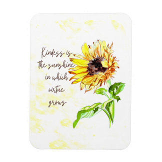 Sunflower Inspirational Magnet