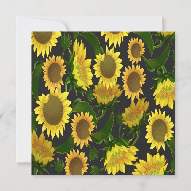 Sunflower Invitation (Front)