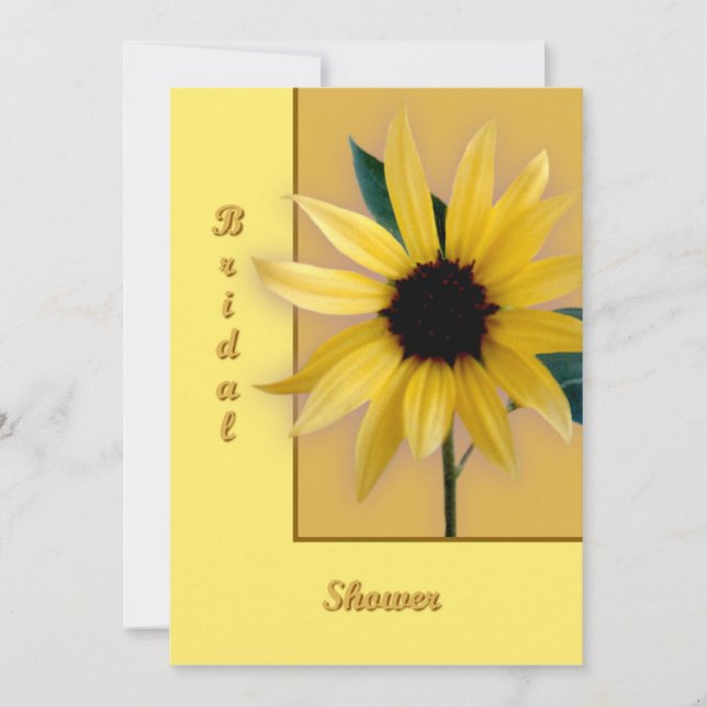 Sunflower Invitation (Front)