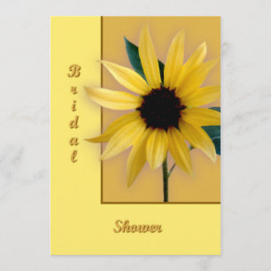Sunflower Invitation