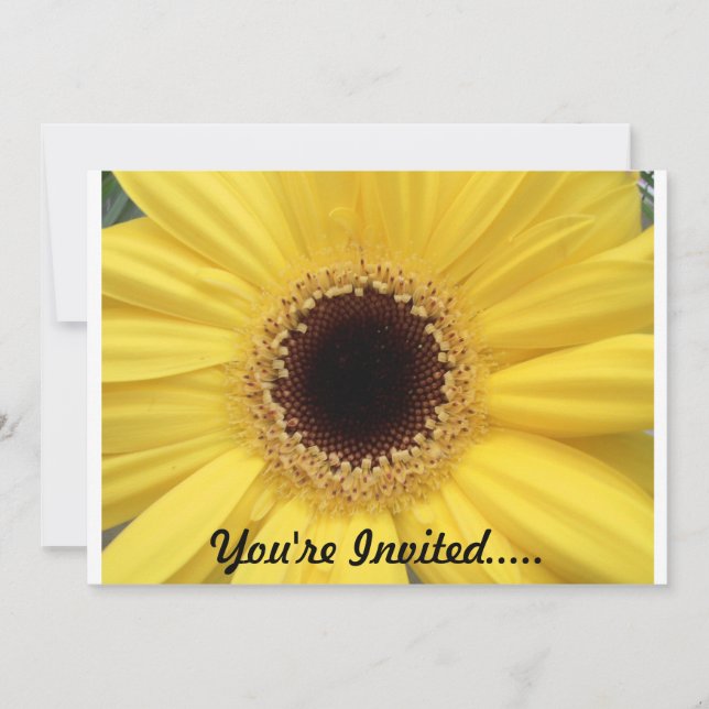 Sunflower Invitation (Front)