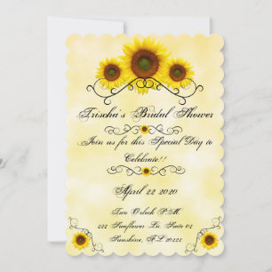 Sunflower Invitation Bridal Shower